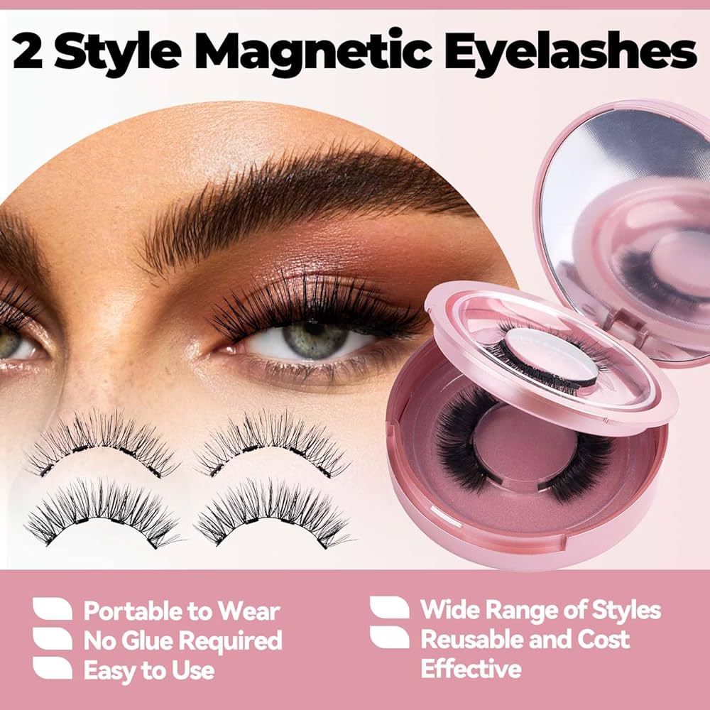 CilMagnet™ – Faux cils magnétiques | Réutilisables, Waterproof & Sans colle