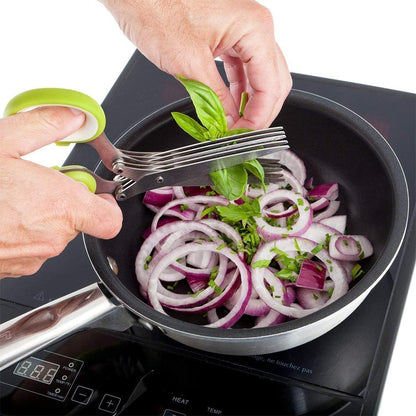 Ciseaux de Cuisine à 5 Lames –Gagner du temps et cuisiner comme un pro !
