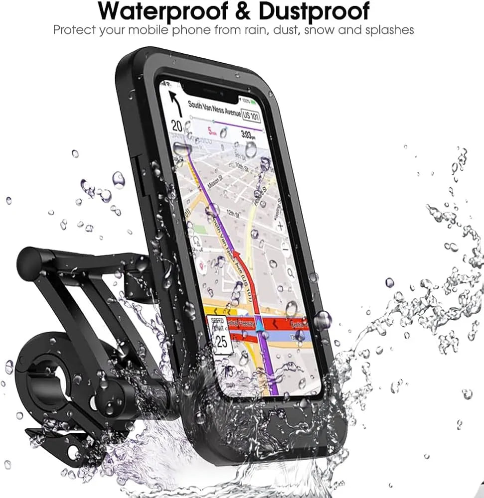 Support Téléphone Étanche – Ton co-pilote de confiance, même sous la pluie !