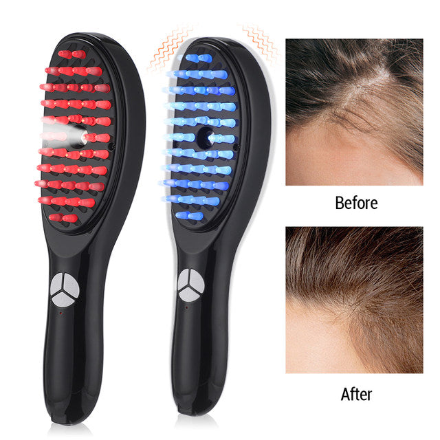 Brosse capillaire + huile essentielle – Stop à la Chute de Cheveux et aux Démangeaisons