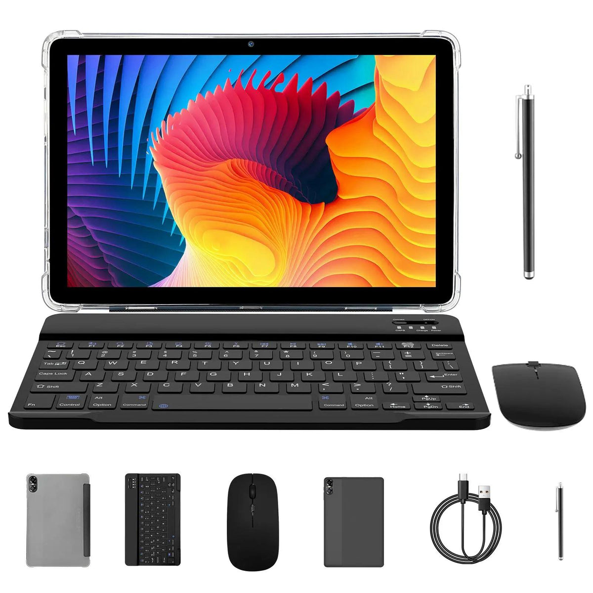 Tablette avec clavier, souris et stylet — le pack complet pour votre enfant