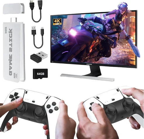Console de jeu vidéo rétro M15 – 2 manettes sans fil  avec 20 000 jeux préinstallés