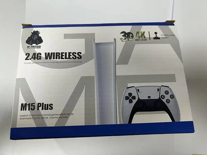 Console de jeu vidéo rétro M15 – 2 manettes sans fil  avec 20 000 jeux préinstallés