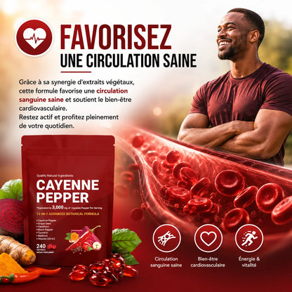 Gélules de piment de cayenne (240 gélules)