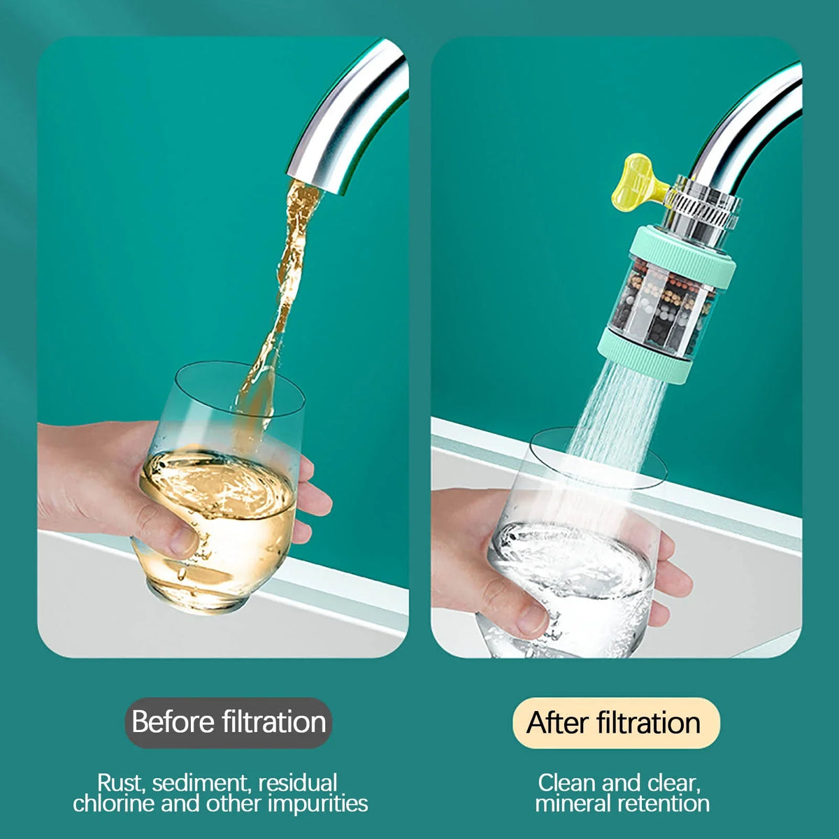 Purificateur d’Eau Universel – Dites Adieu aux Impuretés et Protégez Votre Santé au Quotidien !