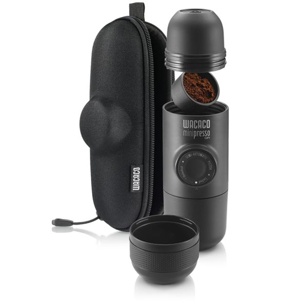 ☕ Machine à Café Portable Minipresso – Prépare ton Expresso N'importe Où, Sans Électricité !