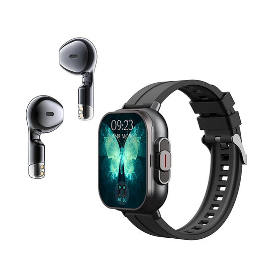 🕒 FusionLife™ –🎧 Montre connectée + Écouteurs Bluetooth intégrés