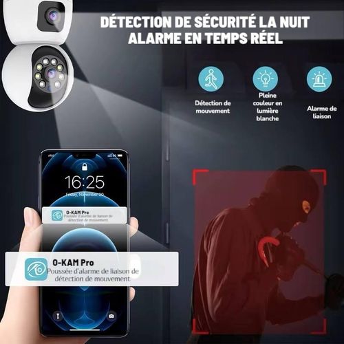 CAMÉRA 4G DOUBLE CAMÉRA GARDEZ L’ESPRIT TRANQUILLE, MÊME LORSQUE VOUS ÊTES LOIN