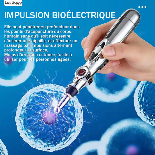 Stylo d’acuponcture électrique – Soulagement Rapide des Douleurs Musculaires et Articulaires
