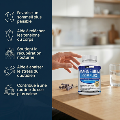 Magnésium Complex 8-en-1 | Retrouvez votre énergie, réduisez la fatigue et soutenez votre organisme au quotidien.
