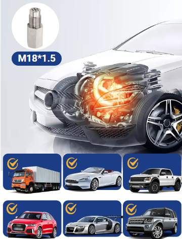 Adaptateur Sonde Lambda avec Mini-Catalyseur – Réduisez la consommation de Carburant