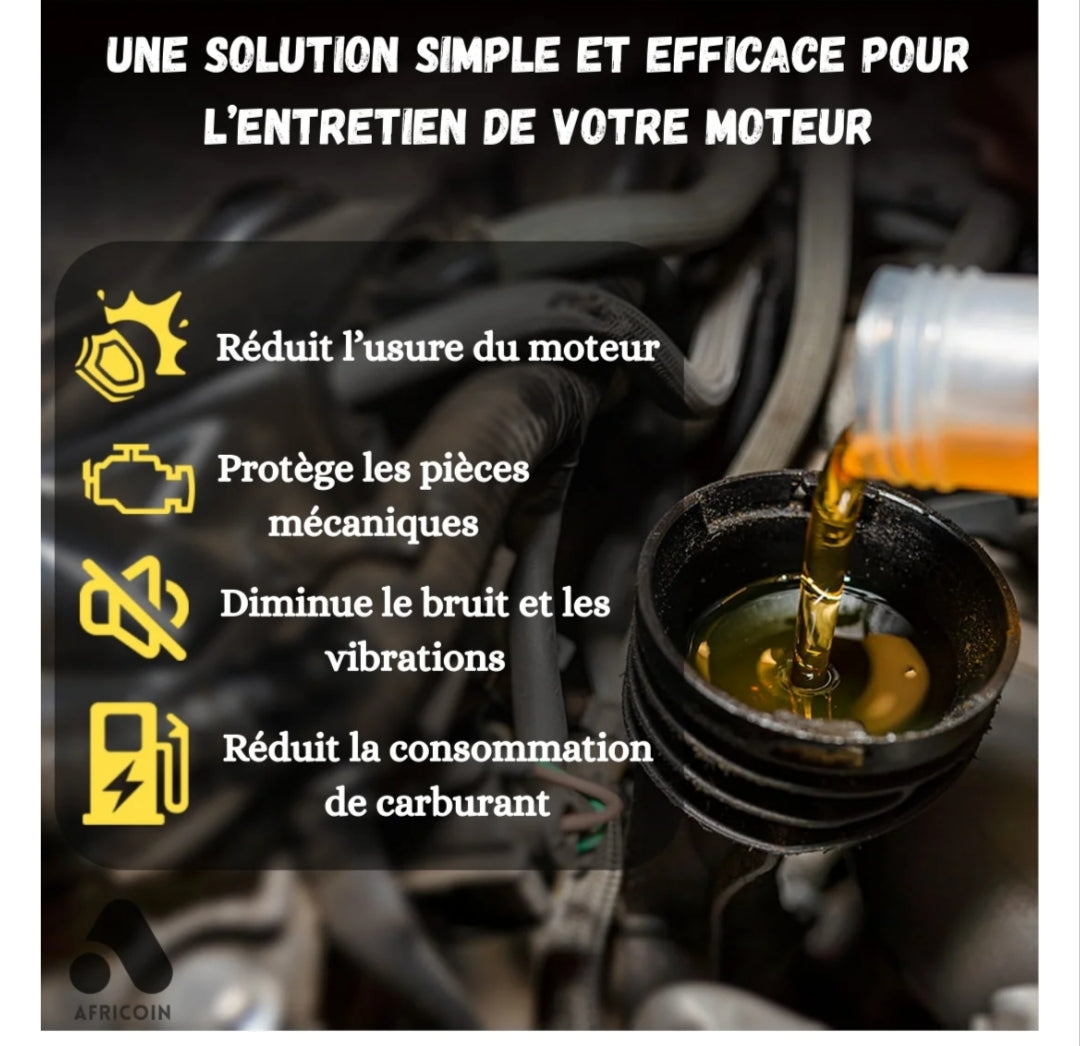 🛠️ ADDITIF ANTI-USURE MOTEUR-Protégez votre moteur contre les frottements et les dépôts
