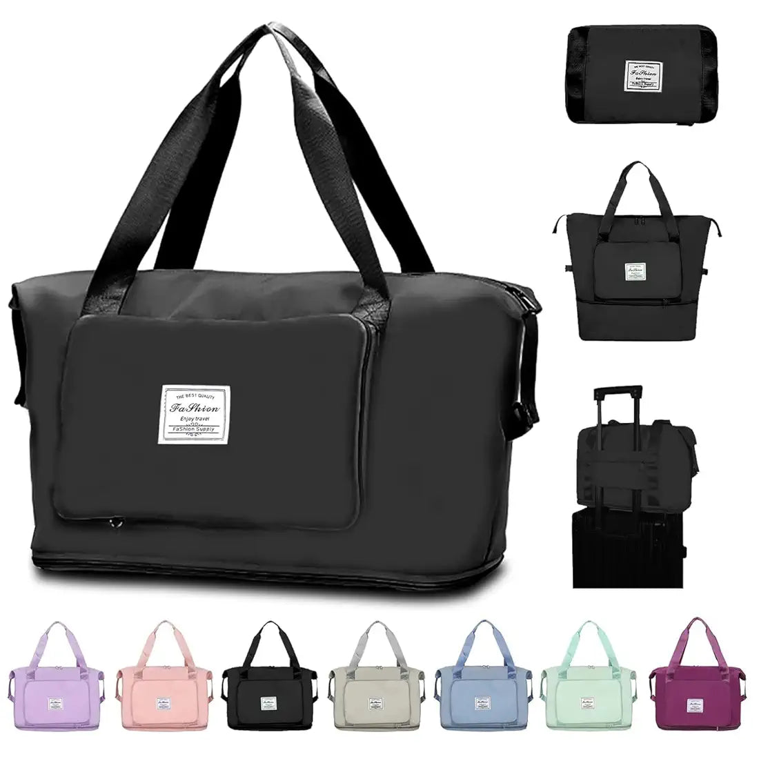 👜 Sac de voyage pliable – Imperméable et spacieux
