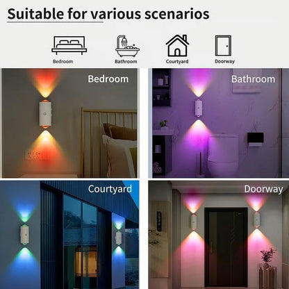 Veilleuse murale -  Lumière douce et élégante pour un intérieur moderne et plus agréable.