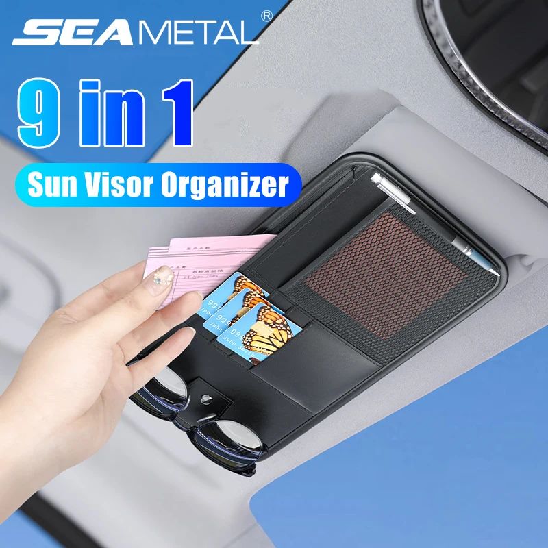 Organiseur de Pare-Soleil Voiture – Votre voiture, toujours bien rangée