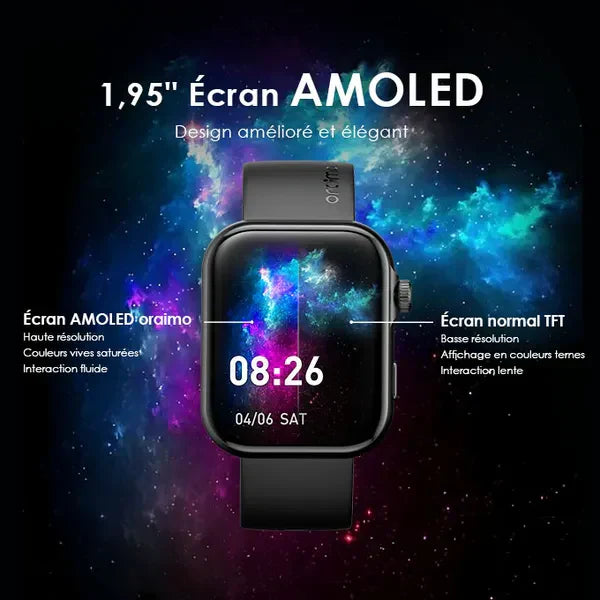 Montre Connectée Intelligente – Design Élégant et Performances Exceptionnelles