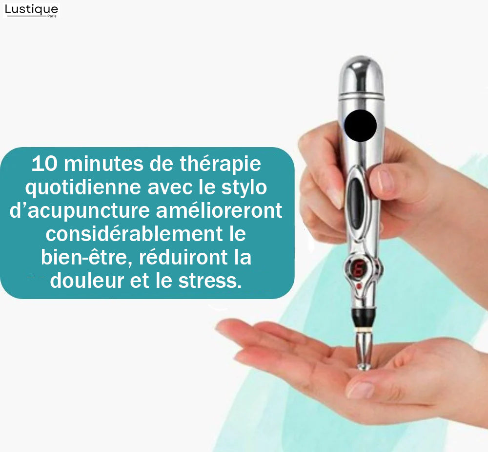 Stylo d’acuponcture électrique – Soulagement Rapide des Douleurs Musculaires et Articulaires