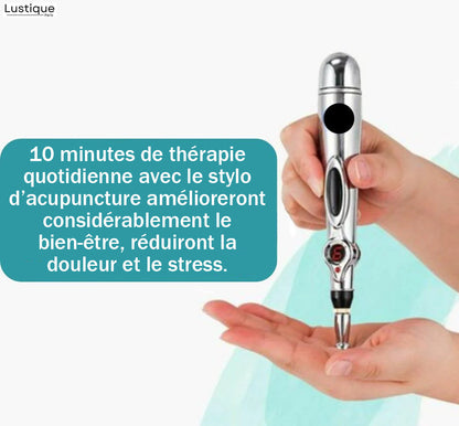 Stylo d’acuponcture électrique – Soulagement Rapide des Douleurs Musculaires et Articulaires