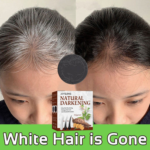 Le Savon Naturel Réparateur - Stoppe les Cheveux Blancs et Stimule leur Repousse